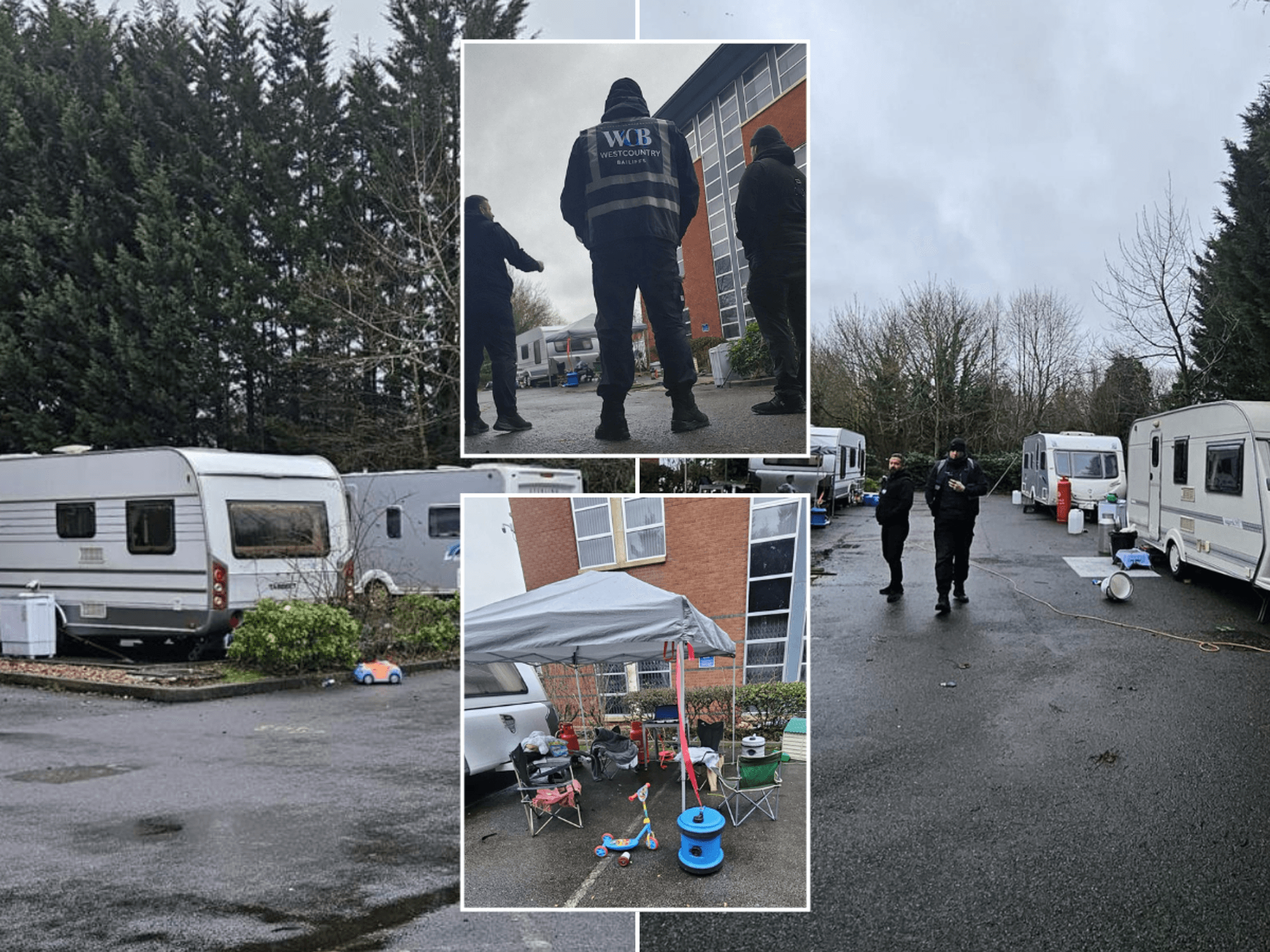 Travellers descend on Nottingham business park