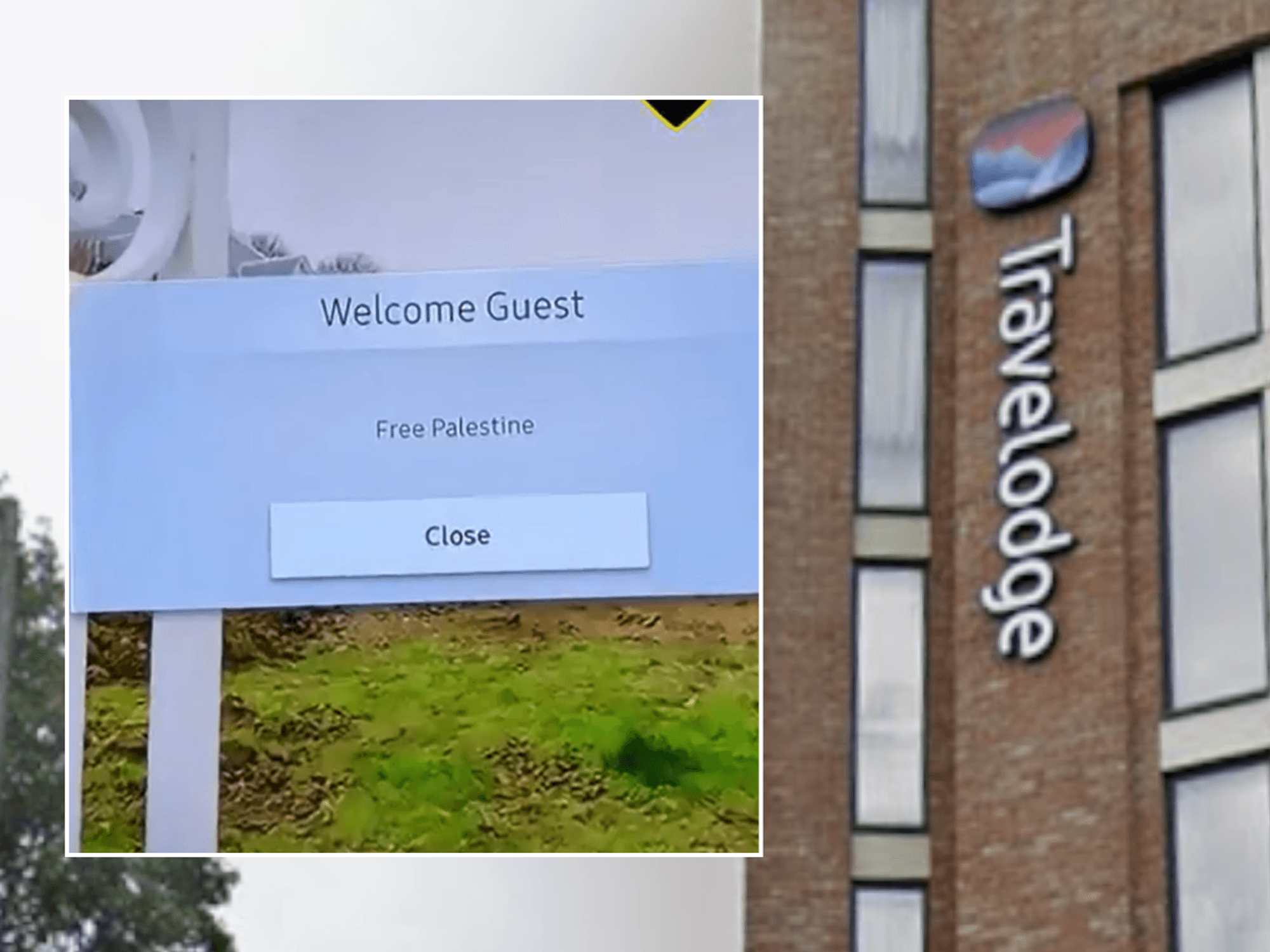 Travelodge Free Palestine