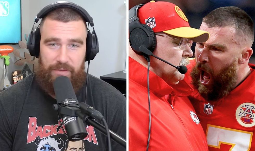 Travis Kelce and Andy Reid