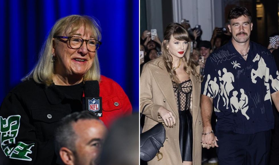 Travis Kelce's mother sends fans into a frenzy with baby update on her son and Taylor Swift