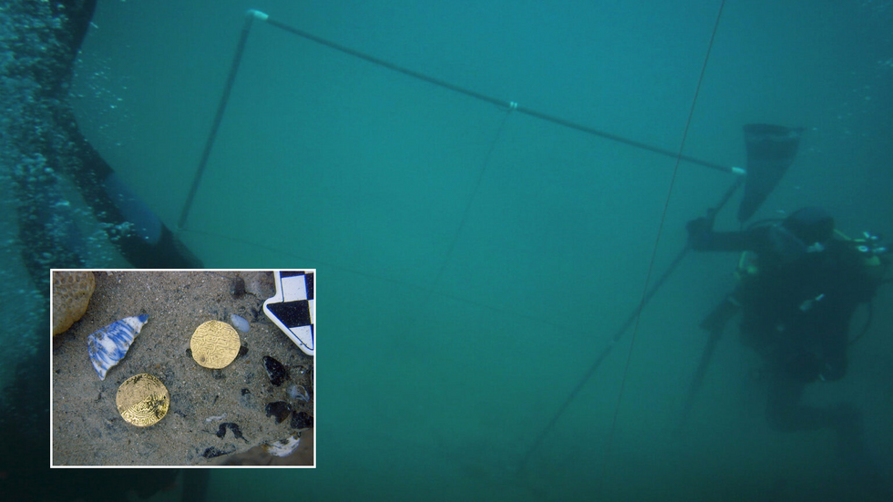 Treasure found at shipwreck site