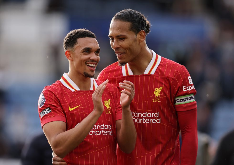 Trent Alexander-Arnold and Virgil Van Dijk