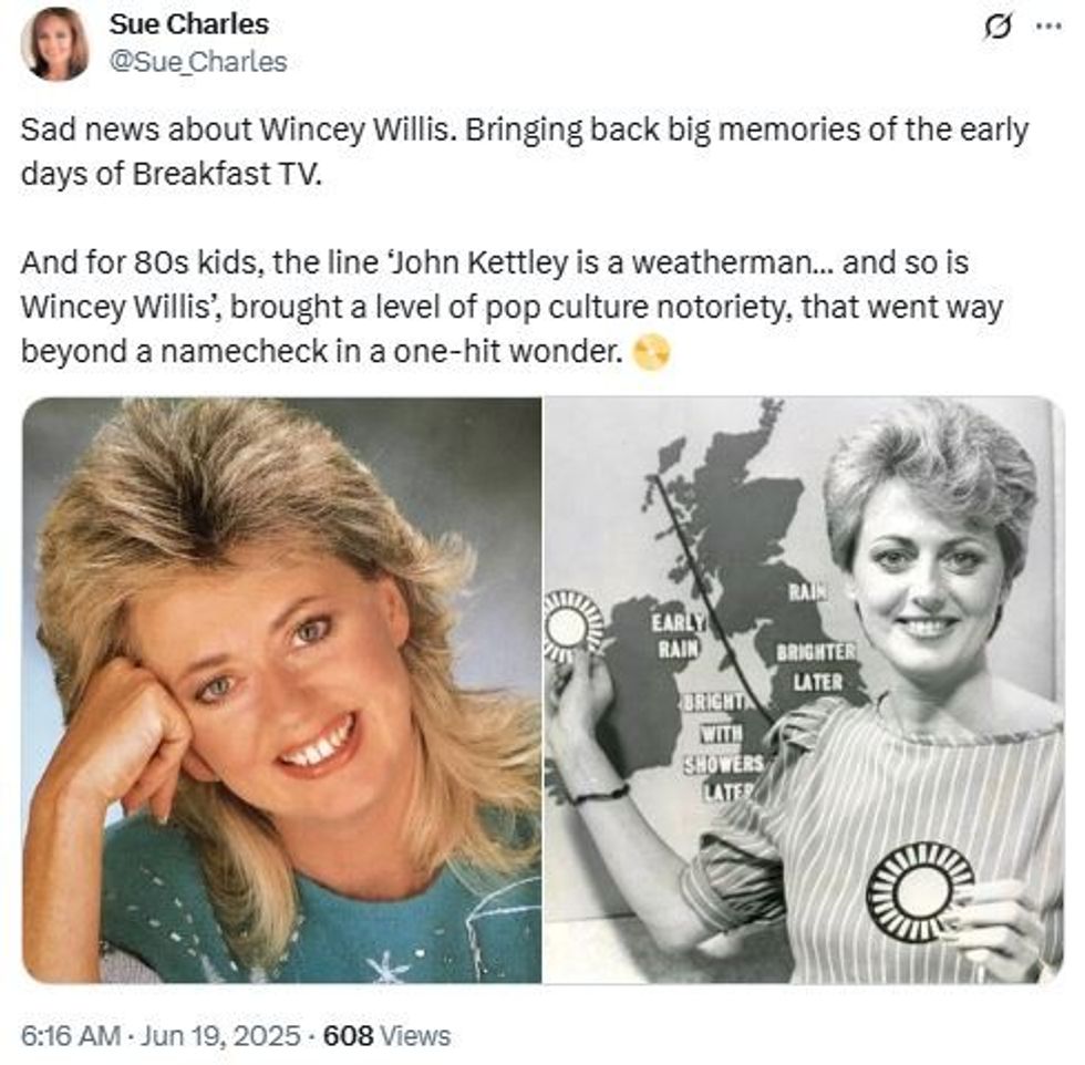 Tributes for Wincey WIllis