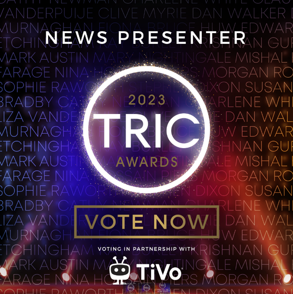 TRIC Awards Vote for YOUR favourites as GB News nominated for major TV