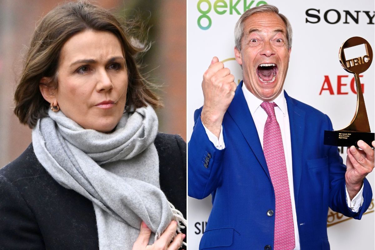 TRIC Awards 2024: Nigel Farage and Susanna Reid