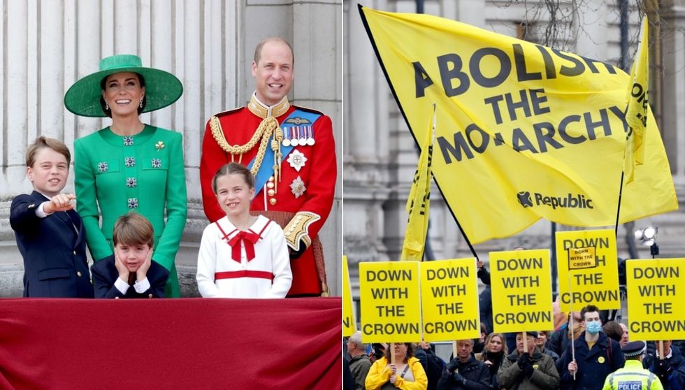 Trooping of the Colour, Republic protest