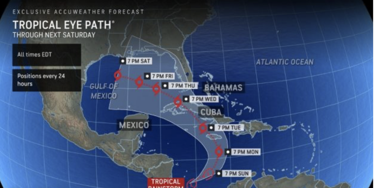 NextImg:US weather: Giant ‘depression’ in the Atlantic threatens to spawn new hurricane hell