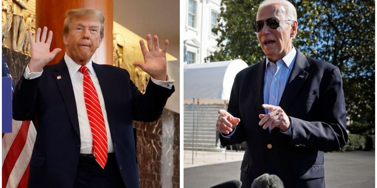 NextImg:Biden slams Trump after floating cuts to Social Security and Medicare: ‘Not on my watch!’