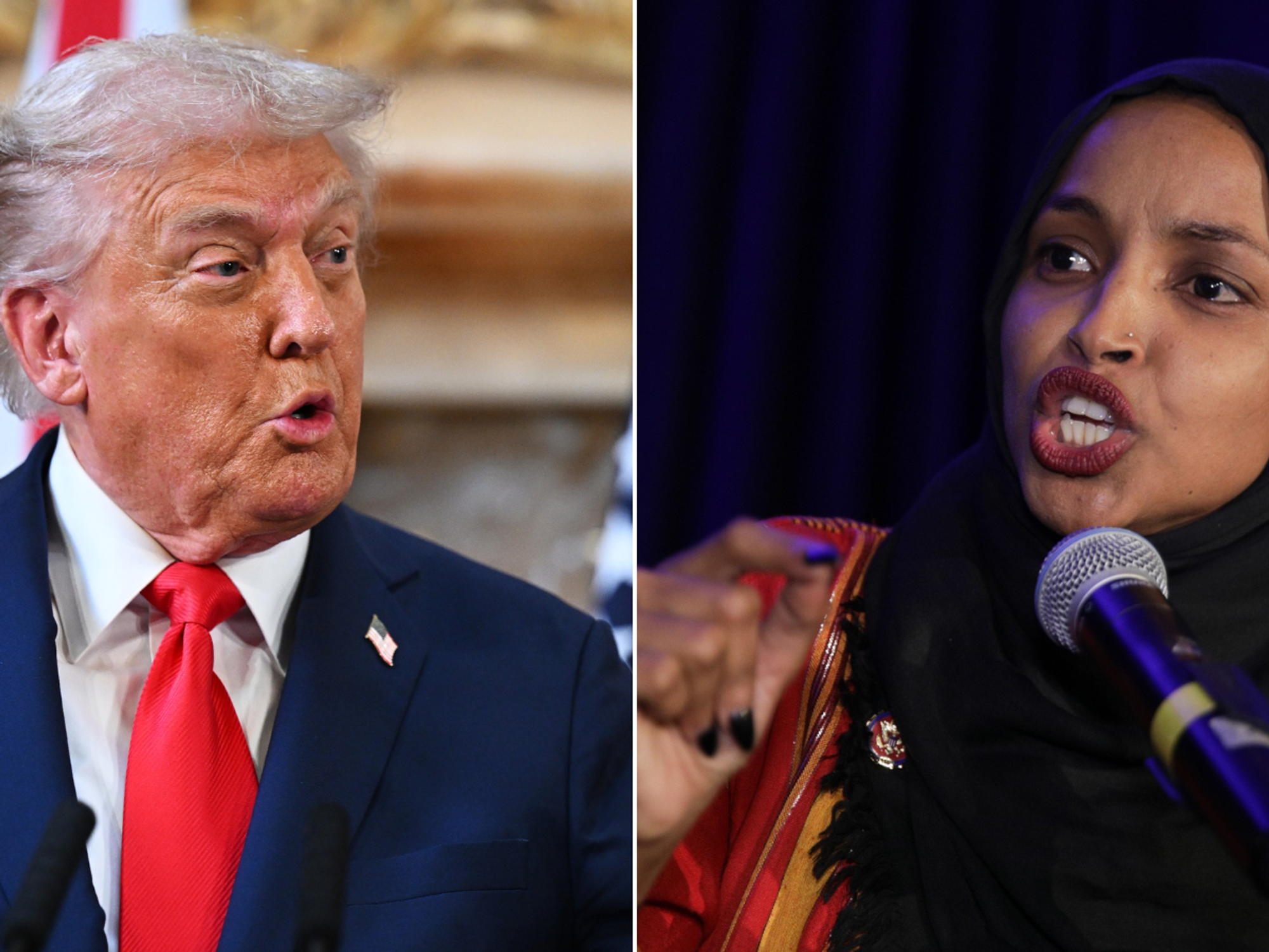 Trump and Omar