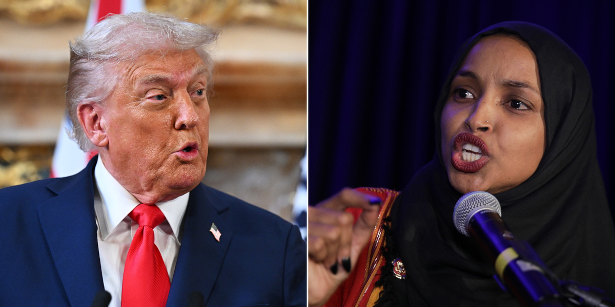 NextImg:Donald Trump calls for Ilhan Omar to be IMPEACHED after she 'mocked Charlie Kirk's killing'