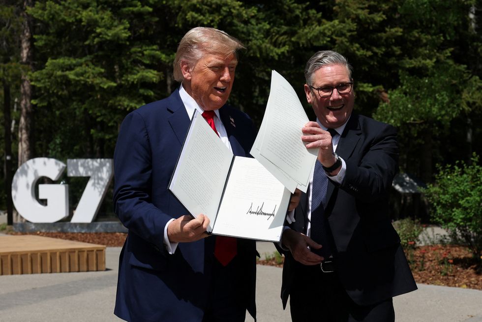 Trump and Starmer