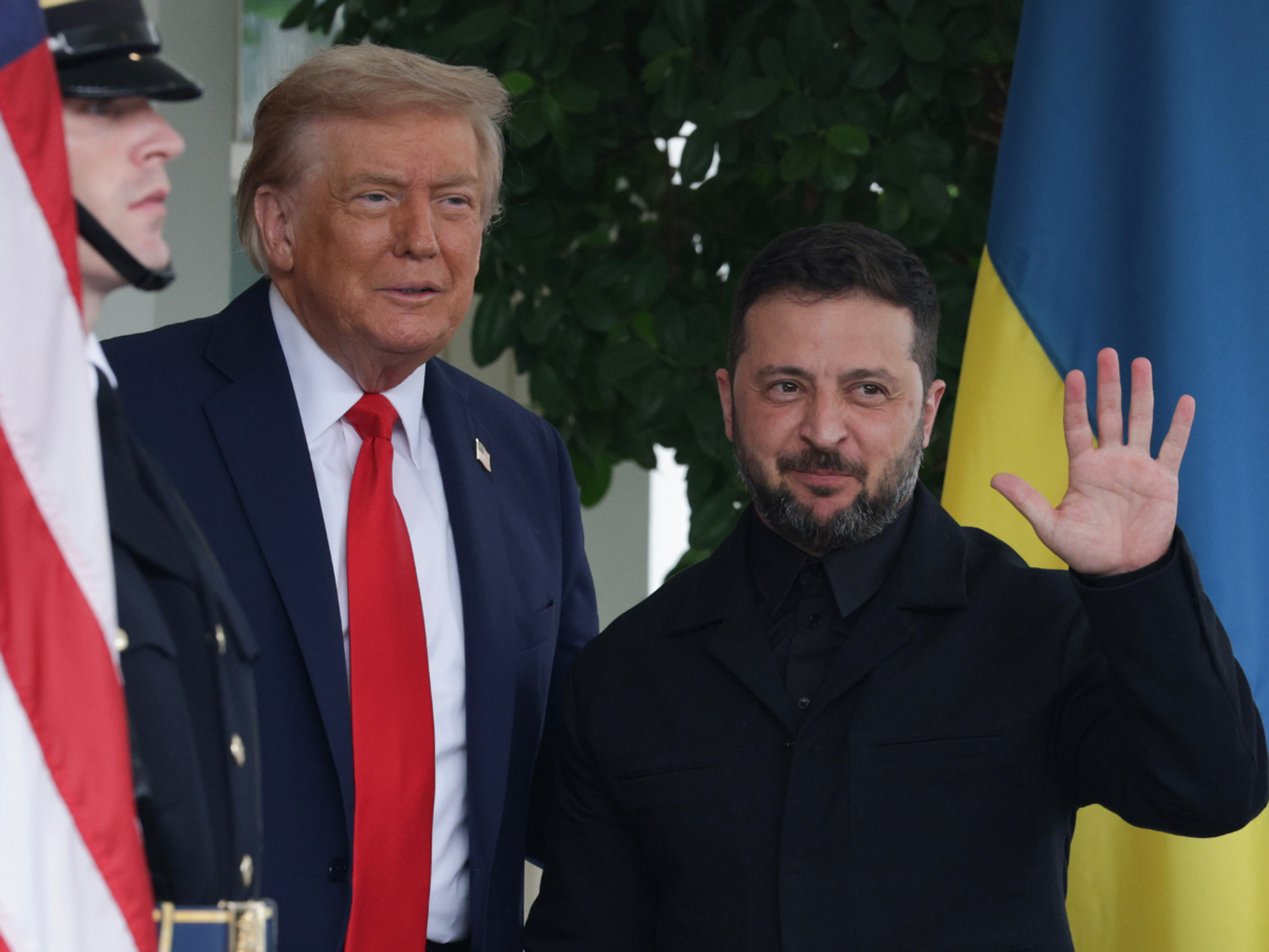 Trump and Zelensky