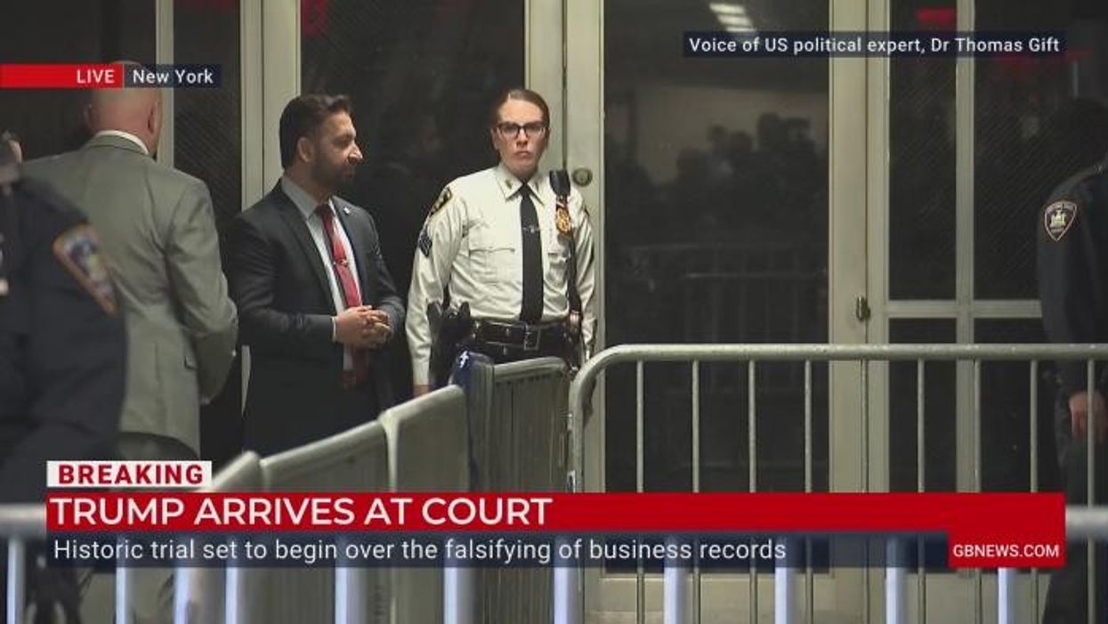 WATCH: Donald Trump arrives at court - 'This is an ASSAULT on America, I'm proud to be here!'