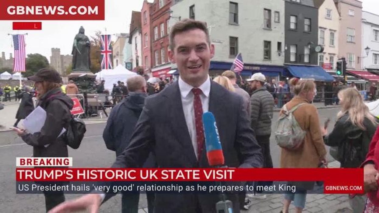 ‘Trump is a legend!’ Delighted Britons react as US President carries out historic Windsor Castle visit
