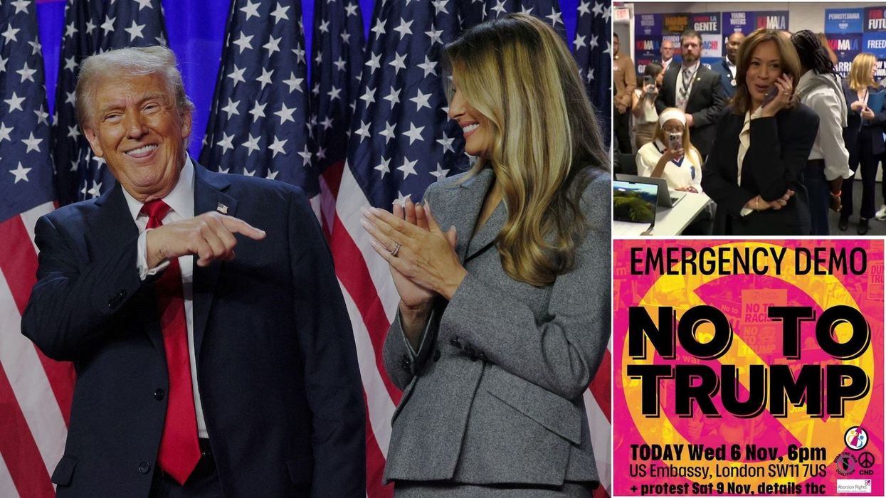Trump, Kamala Harris, and the protest post