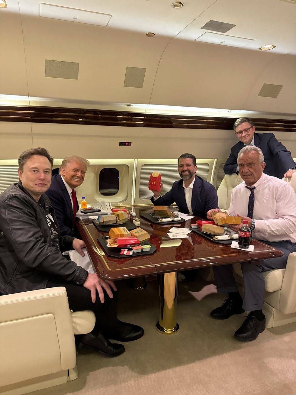 Donald Trump serves RFK Jr 'poison' food on private jet just days after