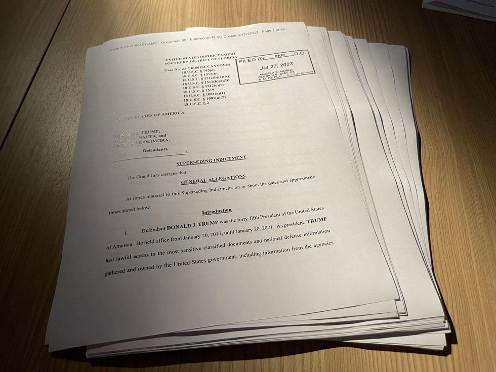 Trump's indictment papers
