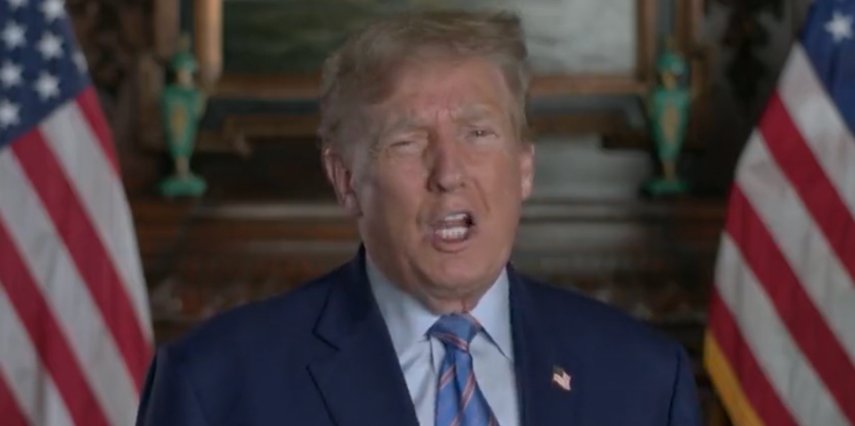 NextImg:'They're trying to DESTROY OUR COUNTRY' Donald Trump sends SCATHING Thanksgiving message to enemies