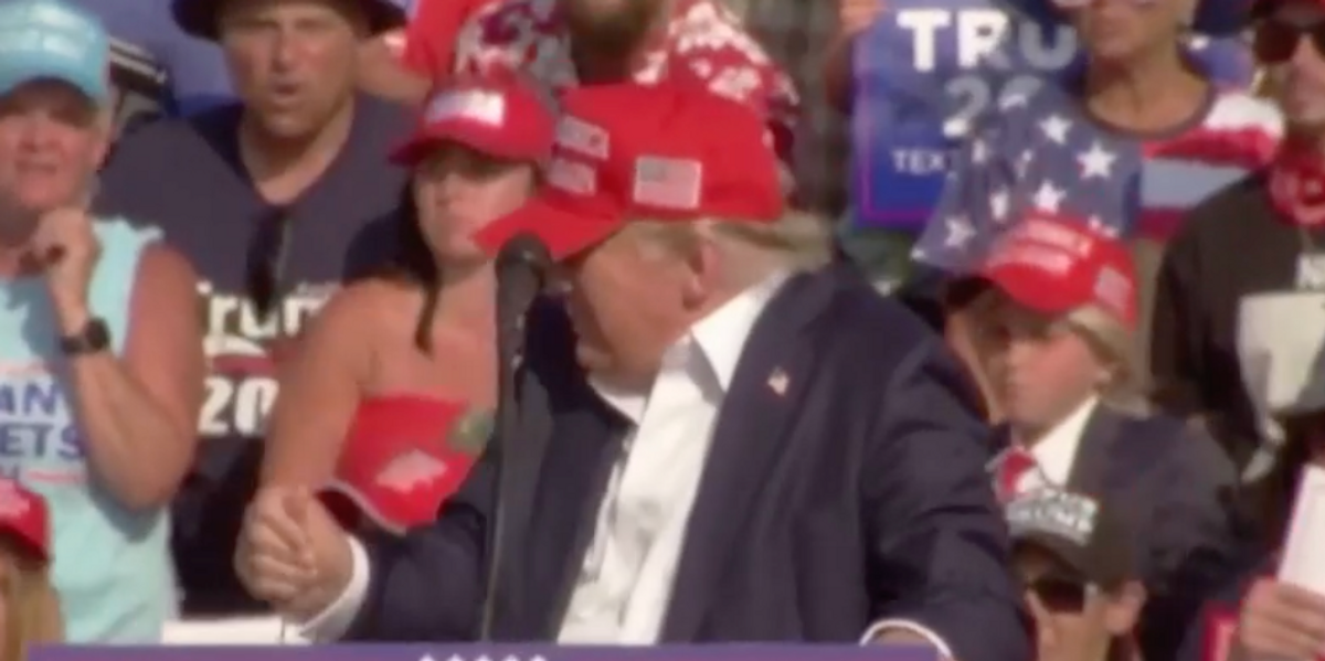 NextImg:WATCH moment Donald Trump is shot at campaign rally IN FULL