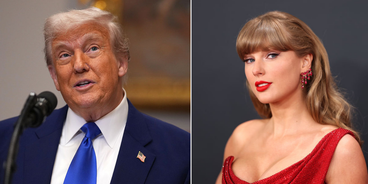 NextImg:Fans outraged as Donald Trump makes shocking remark about Taylor Swift's looks