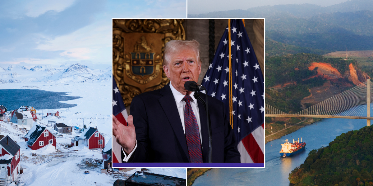 NextImg:Donald Trump refuses to rule out using military force to invade Greenland and Panama Canal