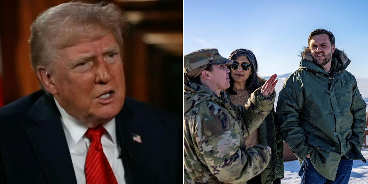 NextImg:Donald Trump refuses to rule out military force against Greenland - 'We need it very badly!'