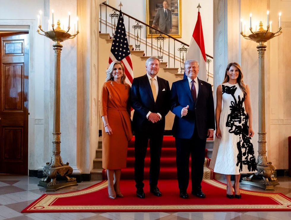 Trumps and Dutch King and Queen