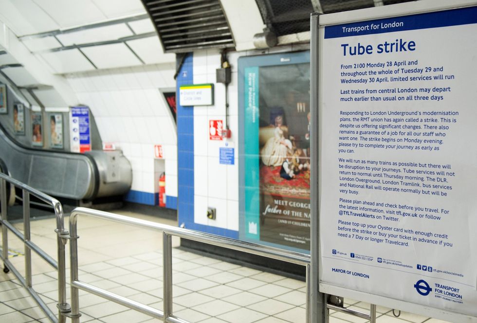 Tube Strikes
