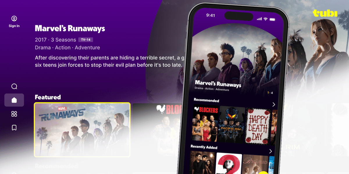 Tubi UK doubles library with 20,000 more FREE films and series
