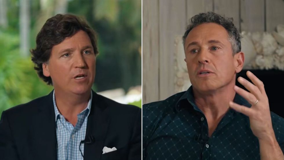 Tucker Carlson and Chris Cuomo