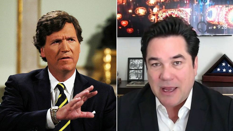 Tucker Carlson and Dean Cain