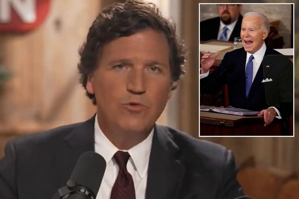 Tucker Carlson slammed Joe Biden over his State of the Union address