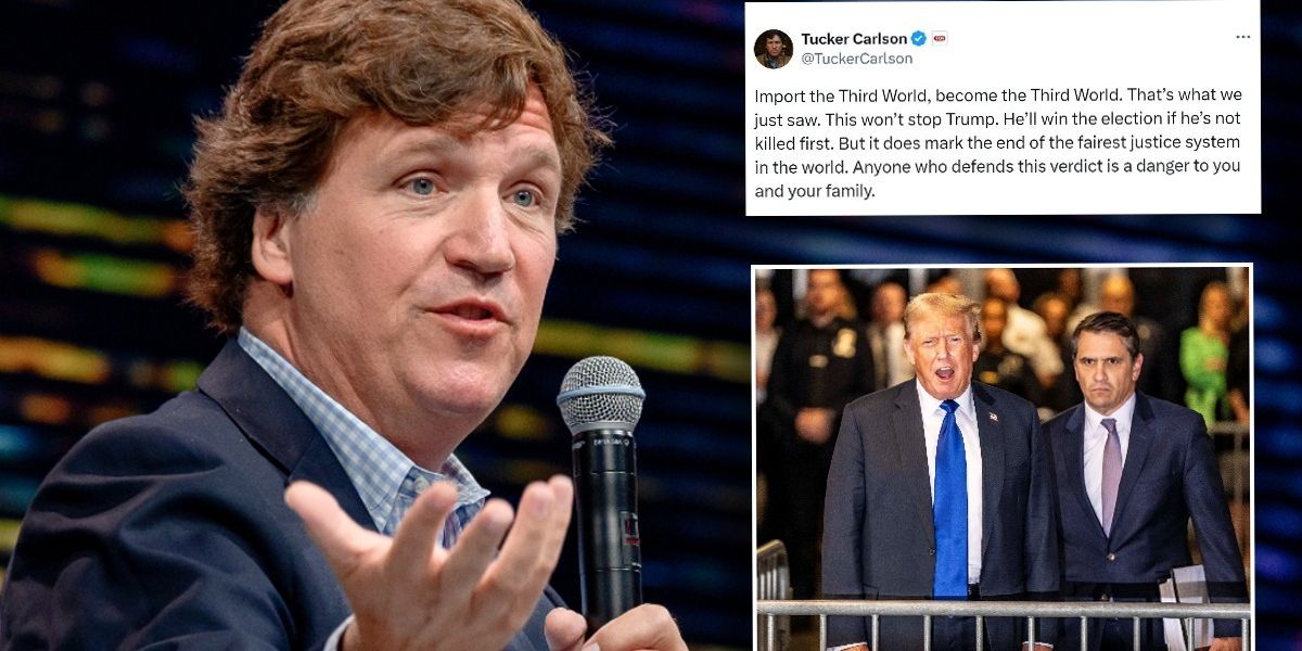 NextImg:'This won't stop Trump!' Tucker Carlson claims after guilty verdict in criminal trial