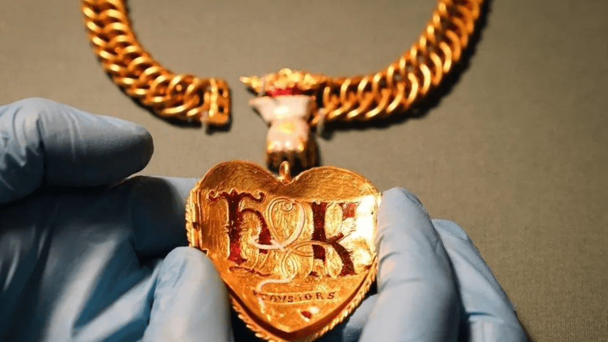 Tudor Heart Pendant