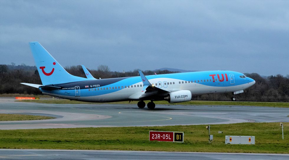 TUI plane on runway