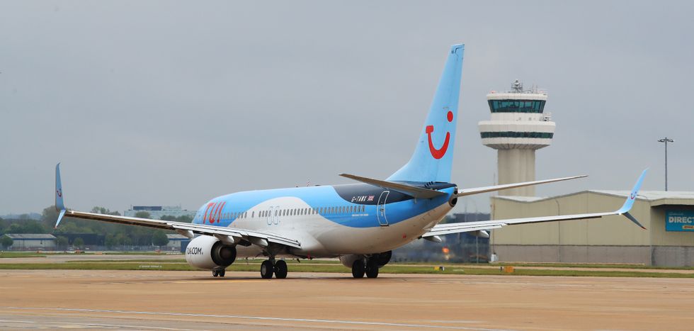 TUI plane on runway