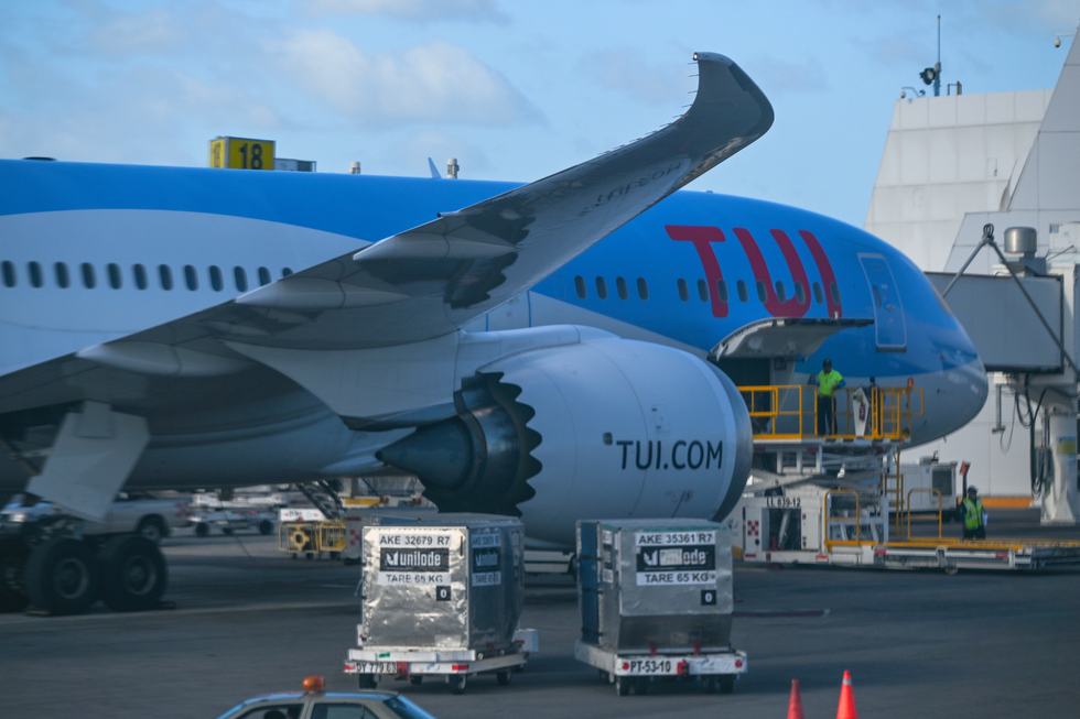 Tui plane on tarmac