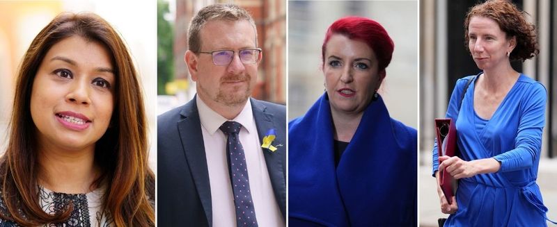Tulip Siddiq, Andrew Gwynne, Louise Haigh and Anneliese Dodds