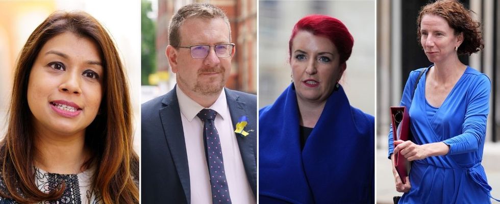 Tulip Siddiq, Andrew Gwynne, Louise Haigh and Anneliese Dodds