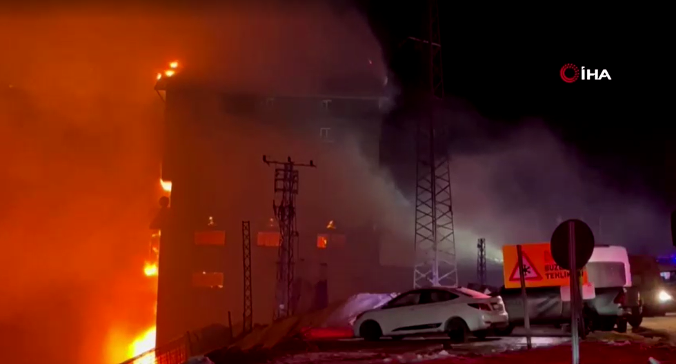 Turkey ski resort fire