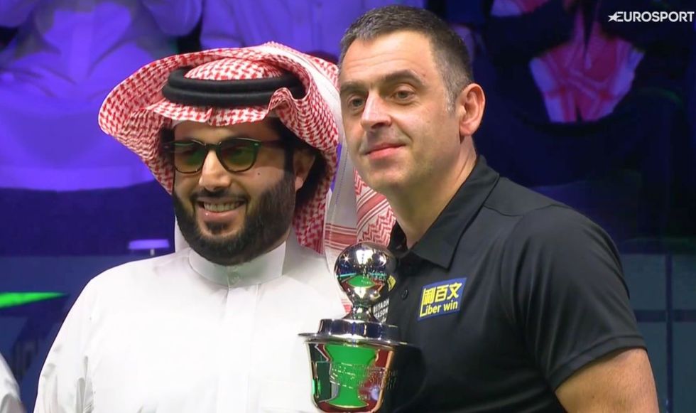 Turki Alalshikh and Ronnie O'Sullivan