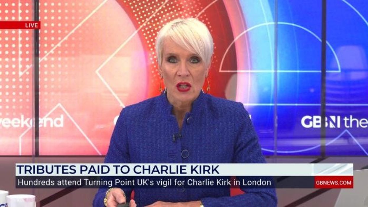 Turning Point UK boss fights back tears on GB News as he reveals ‘I wore a bulletproof vest’ at Charlie Kirk vigil