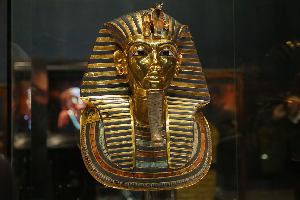 Tutankhamun's death mask