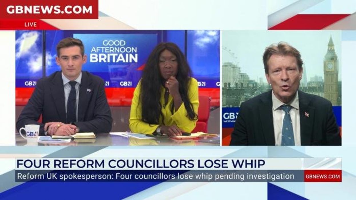 'Twaddle!' Richard Tice in 'childish' clash with GB News’ Nana Akua after four councillors suspended