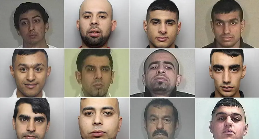 Twelve men who sexually exploited a girl from the age of 13