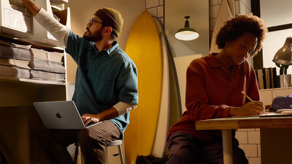 Two at work using the MacBook Air M4 13" (2025)