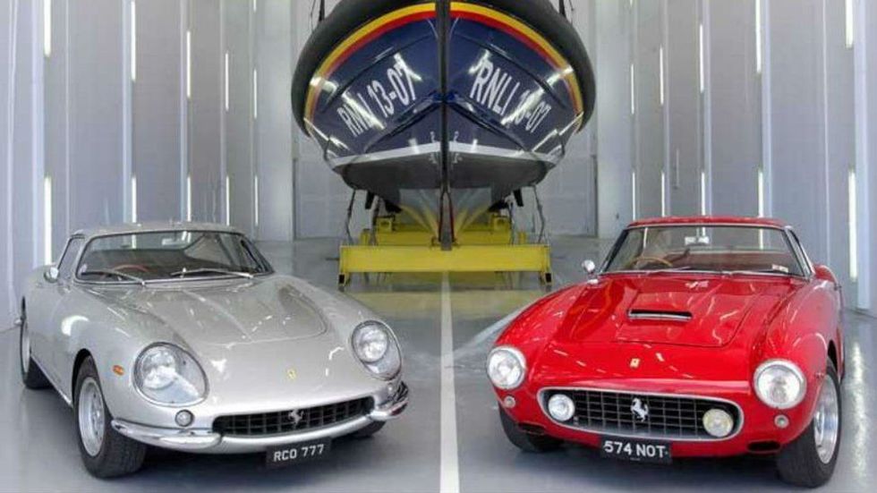 Two classic Ferraris
