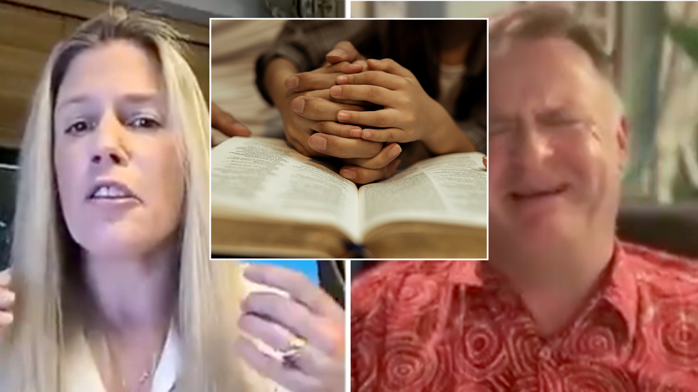 Two GB News guests clashing over the state of Christianity of Britain