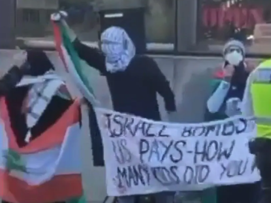 Two Jews reported being targeted with Nazi salutes and threatening behaviour