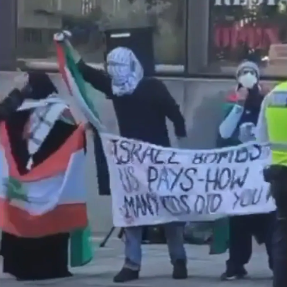 Two Jews reported being targeted with Nazi salutes and threatening behaviour